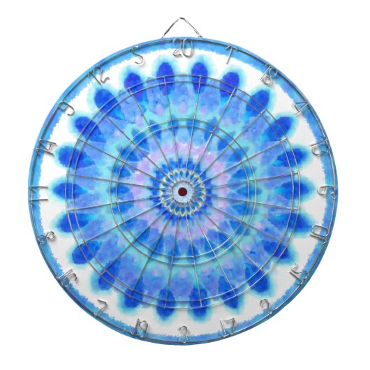 Blaues Wasserrad Dartscheibe (vorne)