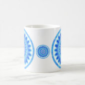 Blaues Wasserrad Kaffeetasse (Mittel)