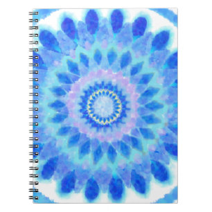 Blaues Wasserrad Notizblock