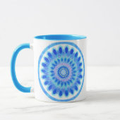 Blaues Wasserrad Tasse (Links)