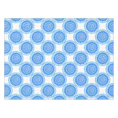 Blaues Wasserrad Tischdecke (Vorderseite (Horizontal))