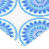 Blaues Wasserrad Tischdecke (Schrägansicht)