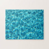 Blaues Wasserrätsel Puzzle (Horizontal)