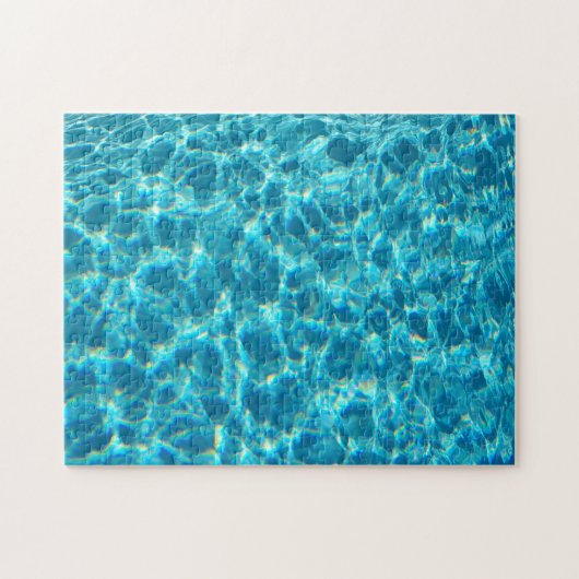 Blaues Wasserrätsel Puzzle (Horizontal)