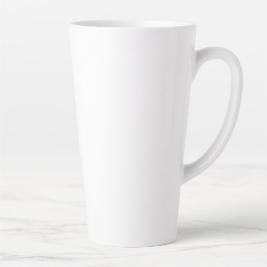 blaues Wassertropfendesign Milchtasse (Rechts)