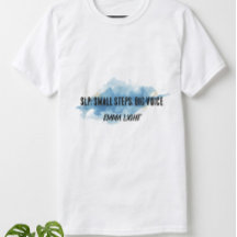 Blaues Watercolor SLP Logopäde T-Shirt