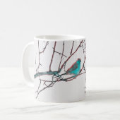 Blaues Waxbill Kaffeetasse (Vorderseite Links)