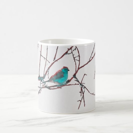 Blaues Waxbill Kaffeetasse (Mittel)