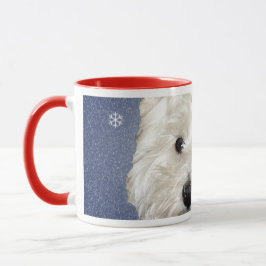BLAUES WEIHNACHTENwestie Tasse