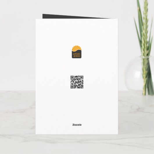 Blaues Weihnachtsmotiv mit goldenem Weihnachtsbaum Karte (Rückseite)