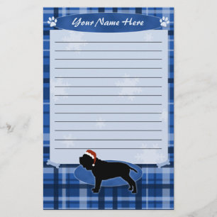 Blaues Weihnachtsneapolitanisches Briefpapier
