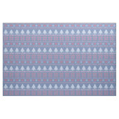 Blaues Weihnachtsstrickmotiv Stoff (Yard (91,4 cm))