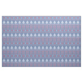 Blaues Weihnachtsstrickmuster Stoff (Yard (91,4 cm))
