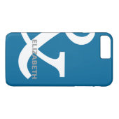 Blaues Weiß Ampere und Liebesnamen passend Case-Mate iPhone Hülle (Rückseite (Horizontal))