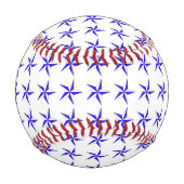 Blaues Weiß spielt Baseball die Hauptrolle (Rückseite)