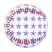 Blaues Weiß spielt Baseball die Hauptrolle (Vorderseite Links)