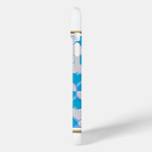 Blaues, weißes bayerisches Muster. Case-Mate iPhon Case-Mate iPhone Hülle (Rückseite / Links)