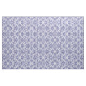 Blaues weißes Blumendesigner-Gewebe Stoff (Fat Quarter (45,7 x 55,9 cm))