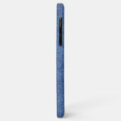 Blaues weißes Denim Textur-Bild Case-Mate iPhone Hülle (Hinten/Links)