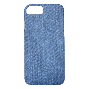 Blaues weißes Denim Textur-Bild Case-Mate iPhone Hülle