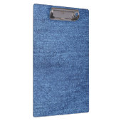 Blaues weißes Denim Textur-Bild Klemmbrett (Rechts)