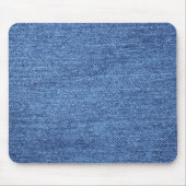 Blaues weißes Denim Textur-Bild Mousepad (Vorne)