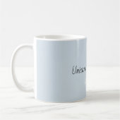 Blaues Weißes Einhorn Kaffeetasse (Links)