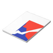 Blaues weißes Element Notizblock (Rotiert)