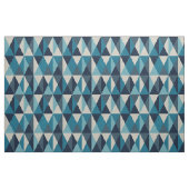 Blaues weißes geometrisches Muster Stoff (Fat Quarter (45,7 x 55,9 cm))