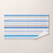 Blaues weißes goldenes Badezimmer Badhandtuch Set (Handtuch)