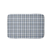 Blaues weißes kariertes 1 badematte (Vorderseite)