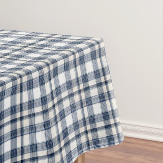 Blaues weißes kariertes 1 tischdecke (Beispiel)