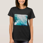 BLAUES WEISSES MEER IM T - Shirt (Vorderseite)