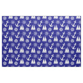 Blaues weißes Muster der Nautik Stoff (Fat Quarter (45,7 x 55,9 cm))