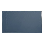 Blaues weißes Nautic Rope Pattern Kissenbezug (Rückseite-Links)