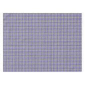 Blaues Weißes Schachbrettmuster Moderne Wohngestal Tischdecke (Vorderseite (Horizontal))