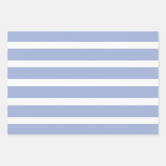 Blaues weißes Sommerküstenmuster Geschenkpapier Set (Vorderseite 3)