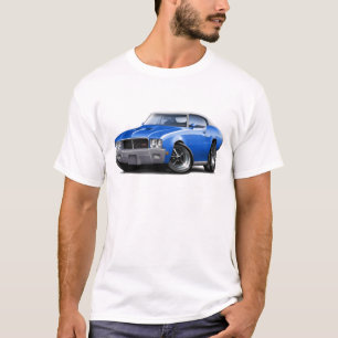 Blaues weißes Spitzenauto 1970-72 Buicks GS T-Shirt