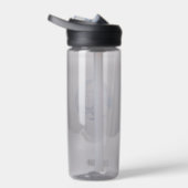 Blaues weißes Volleyball-Team färbt Athleten Namen Trinkflasche (Rechts)