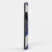 Blaues Wellenmuster 04 Case-Mate iPhone Hülle (Hinten/Rechts)