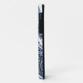 Blaues Wellenmuster 15 Case-Mate iPhone Hülle (Hinten/Links)