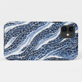Blaues Wellenmuster 15 Case-Mate iPhone Hülle (Rückseite (Horizontal))