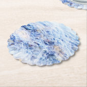 Blaues Wellenwasser Untersetzer (angewinkelt)