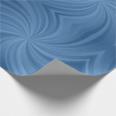 blaues Wendelpapier Geschenkpapier (Ecke)