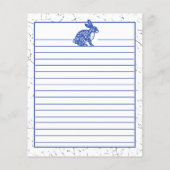 Blaues Wildkaninchen aus Küche nach Maß (Rückseite)