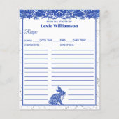 Blaues Wildkaninchen aus Küche nach Maß (Vorderseite)