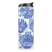 Blaues Wildtierkaninchen Thermosbecher (Nach links gedreht)