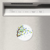 Blaues, windiges Baumkraut Magnet (In Situ (Geschirrspüler))