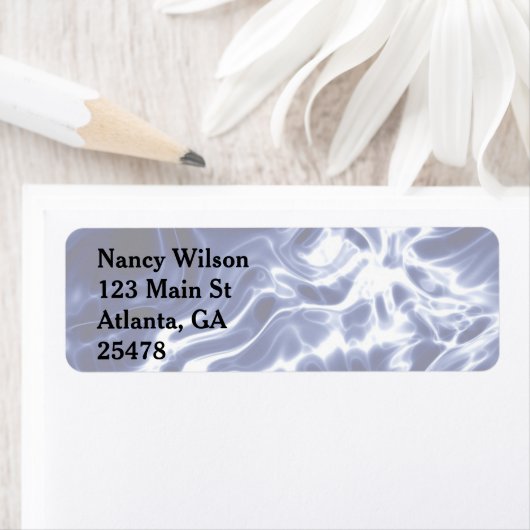 Blaues Wirbles Muster (Insitu)