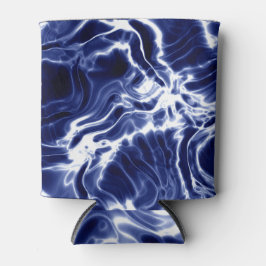 Blaues Wirbles Muster Dosenkühler